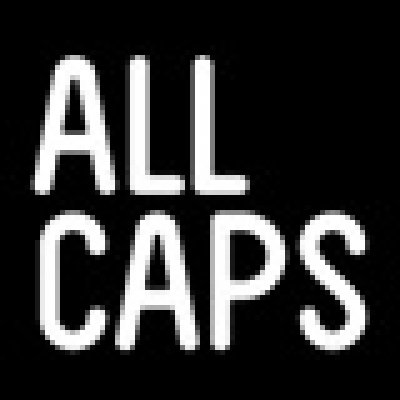 ALL CAPS